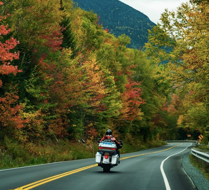 The Best Motorcycle Road Trips for Fall Leaf Peeping